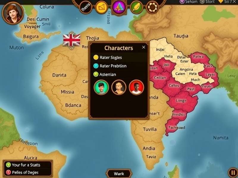 Desi Cumin Voyagers character selection screen